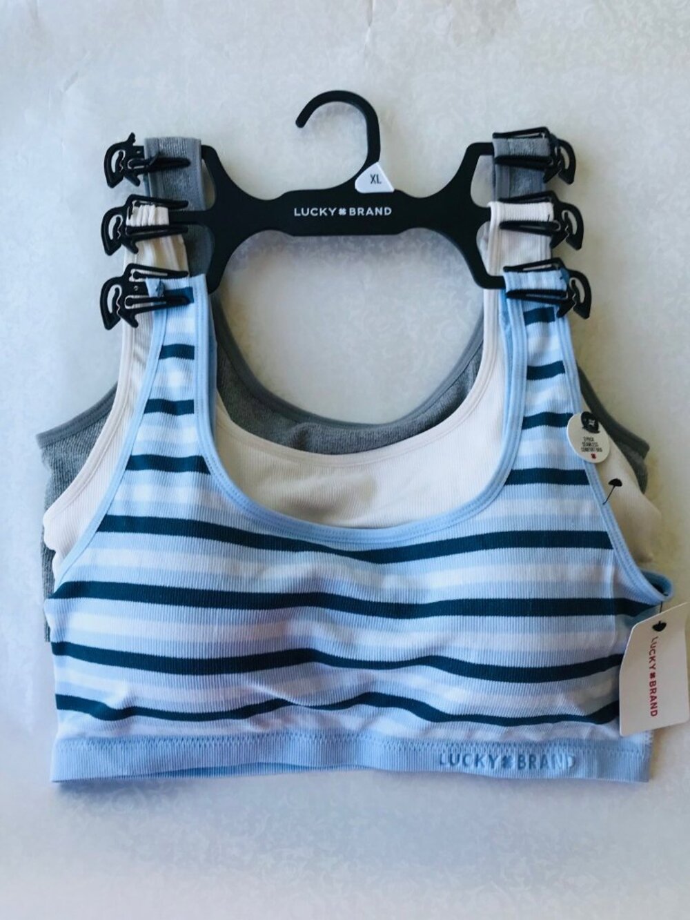 Lucky Brand Comfort Bras  LVD101952 Multicolor Size : XL  3 Set MSRP : $72